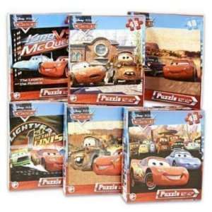  Puzzle 48 Piece 6 Assorted Disney Cars 