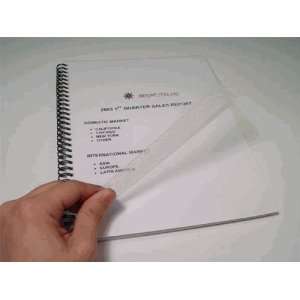   Cover Sheets   8 1/2 x 11   10 mil.   100/pack