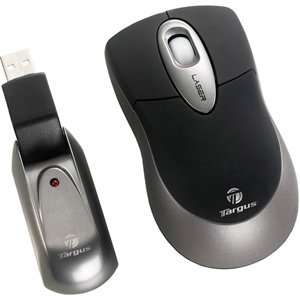 Wireless Laser Stow N Go Laptop Mouse. WRLS USB BLACK/SILVER NOTEBOOK 