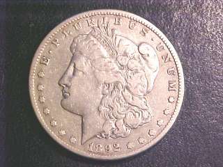 1892 CC Morgan Silver Dollar VF Grade~  
