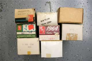 Vintage 1960s dealer promotional model box collection  