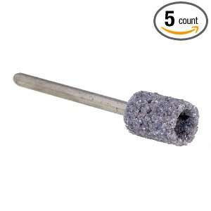 Stone, Cylinder Cup, 40 Grit, 3/8 Diameter , 1/8 Shank, Grey 