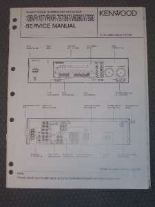 Kenwood Service Manual~106VR/107VR/KR 797/897/V6090  