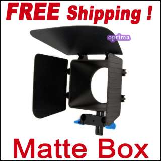 Digital Matte Box 15 mm Rail Rod Support M1 for DSLR Camera D90 60D 