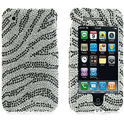 Full Rhinestone iPhone 3G 3GS Zebra Case  