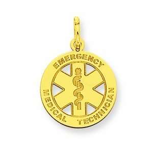  14k Small Emt Medical Charm Shop4Silver Jewelry