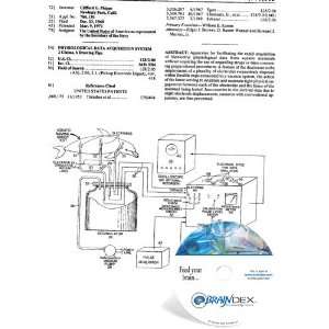   Patent CD for PHYSIOLOGICAL DATA ACQUISITION SYSTEM 