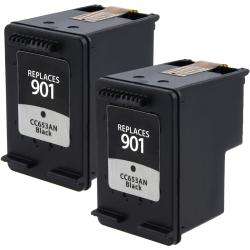 HP 901 Black Ink Cartridge (Remanufactured) (Pack of 2)  Overstock 