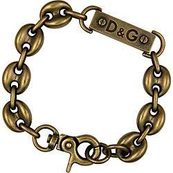 Dolce & Gabbana Mens Anchor Link Chain Bracelet  