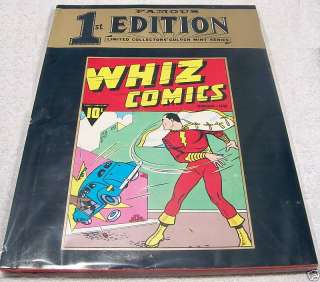 Rare Famous First Edition Whiz Comics #F4 Hardcover HC  