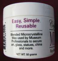 MUSEUM WAX 2 oz for ANCHORING ARTIFACTS & COLLECTIBLES  