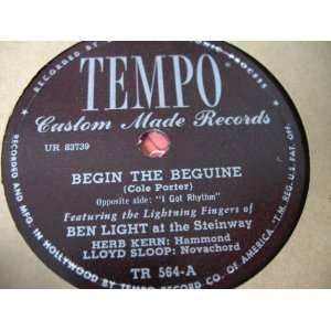  Begin the Beguine / I Got Rhythm [78rpm Single] Ben Light 