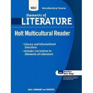   Literature Holt Multicultural Reader Rinehart and Winston Holt Books