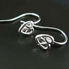 Sterling Silver Earring Findings Round Shape Settings items in 