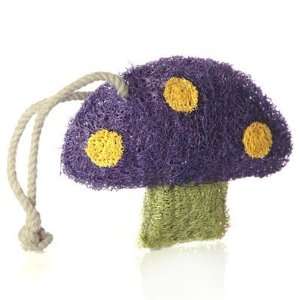  Mushroom Kitchen Scrubber, Purple with Yellow Dots Toys 