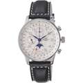 Frederique Constant Mens Healey Automatic Chronograph Leather Watch 