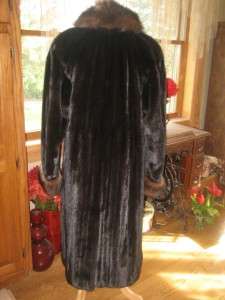 Medium Large Excellent Sable Fisher Mink Fur Coat Jacket #147s  