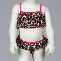 iApparel Toddler Girls Cheetah Bikini  Overstock