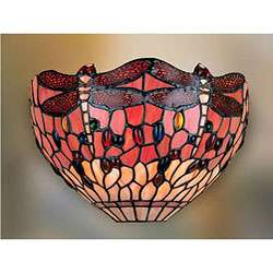Tiffany style Dragonfly Wall Lamp  