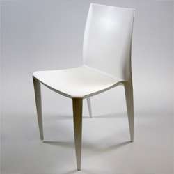 Square White ABS Dining Side Chairs (Set of 2)  Overstock