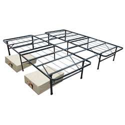 Cal King Mattress Frame and Two Large Storage Units  