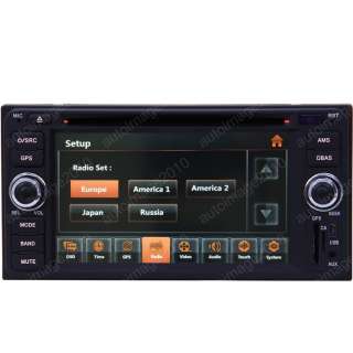   Corolla Car GPS Navigation Radio DVB T TV Bluetooth IPOD DVD Player