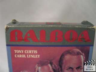 Balboa VHS Tony Curtis, Carol Lynley, Chuck Connors 028485144125 