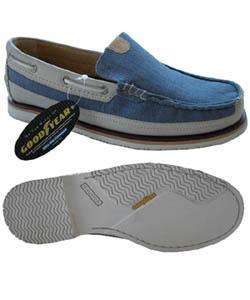 Nautica Mens Course Blue Leather Boat Shoes  Overstock