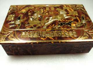   Box Trinket Egyptian hand made Genuine Leather Large Ancient Egyptian