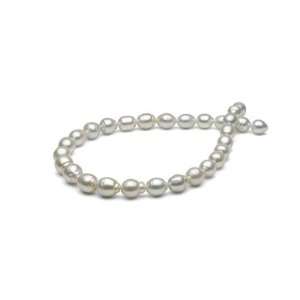  White South Sea Baroque Pearl Necklace, 10.2 12.9 mm 