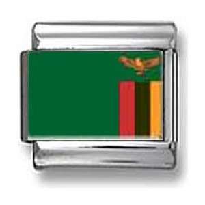  Zambian Flag Italian charm Jewelry