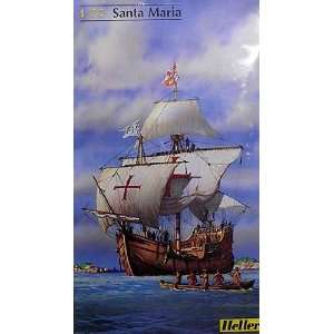  Santa Maria Sailing Ship 1 75 Heller Toys & Games