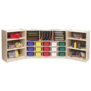  Steffy Wood Multi Section Fold and Lock Cubby: Home 