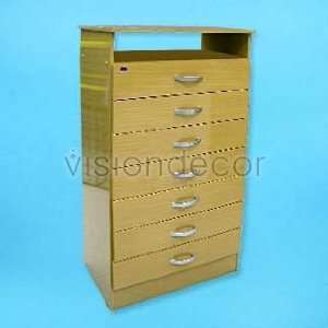  SIMPLE WOODEN DRESSER CHEST DRAWERS NATURAL: Home 