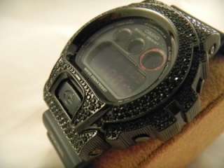 Shock diamond look Shell Black bezel Watch DW6900 swarovski Crystal 