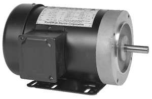 Electric Motor 1/2 hp 3 phase 1800 rpm TEFC 56C Frame  