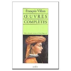   vols. (9780785955092) Francois Villon, Francois Villon Books