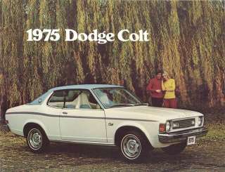 1975 Dodge Colt NOS Brochure GT/Carousel/Coupe/Sedan  