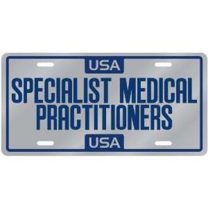  New  Usa Specialist Medical Practitioners  License Plate 