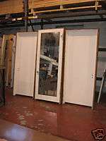 SETof3 Antique Vintage Single Panel Oak Interior Doors  