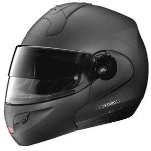    Nolan N102 Solid N Com Helmet   Small/Flat Lava Grey: Automotive