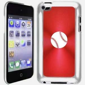   iPod Touch 4 4G 4th Generation Red B210 hard back case cover Baseball