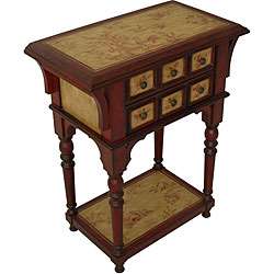 Toile Chest/ End Table  Overstock
