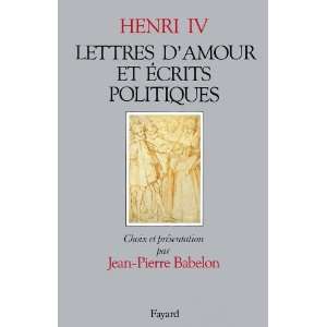  Lettres damour et ecrits politiques (French Edition 