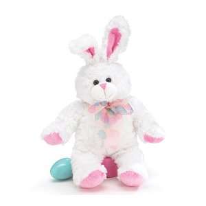  Soft White & Pink Plush Easter Bunny: Toys & Games