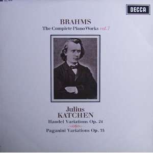  brahms: the complete piano works, vol.3 LP: JULIUS KATCHEN 