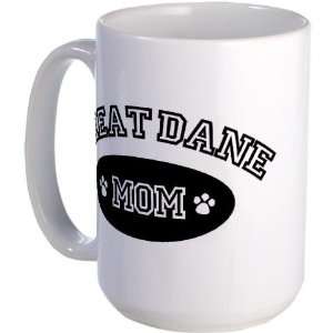 Great Dane Mom Pets Large Mug by 