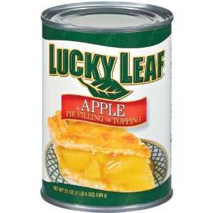 Lucky Leaf, Apple Pie Filling, 21oz Can (Pack of 6)  