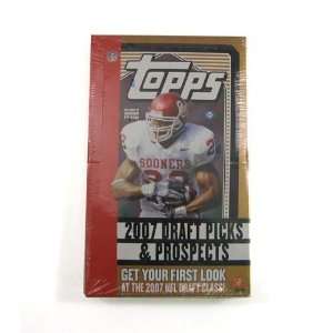 2007 Topps Draft Picks & Prospects NFL (24 Packs)  Sports 