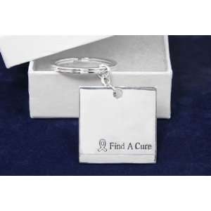   Ribbon Key Chain   Find The Cure (18 Key Chains) 